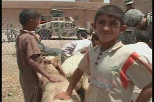Iraqi Army and Coalition Forces Assist Veterinarian and Local Farmers