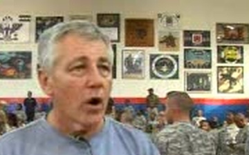 Senator Hagel in Kuwait