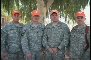 Maj. Osborne, Lt. Col. Hardin, CW4 Aaron, Capt. Ball