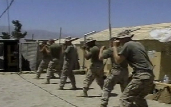 Marines Practice Martial Arts