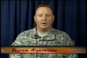 Sgt. 1st Class Corbett, Staff Sgt. Saunders and Command Sgt. Maj. Herndon