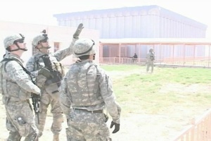 Operation Iraqi Freedom: U.S. Army Soldiers Conduct a Dismounted Assessment
