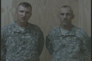 Lt. Col. Hatcher, 1st. Sgt. Callantyne