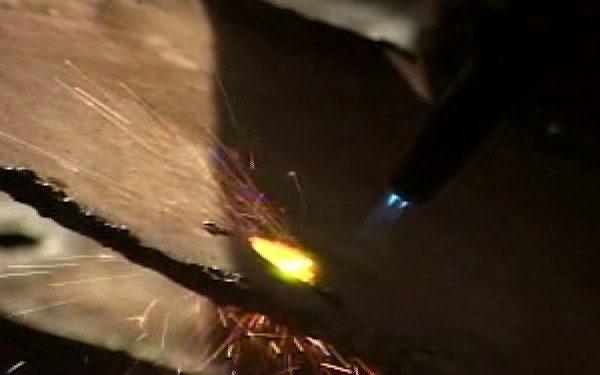 Welding a Water Line