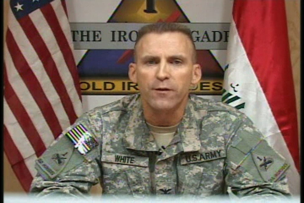 DVIDS - Video - Col. White, Part 1
