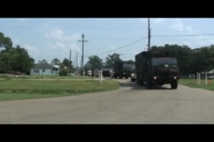 Louisiana National Guard Engineers Arrive in Louisiana