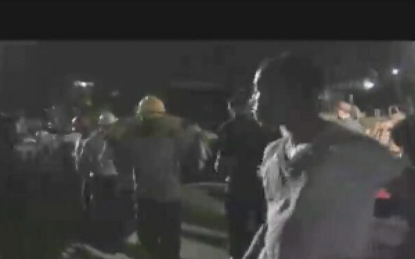 U.S. Navy Sailors From the USS Kearsarge Deliver Food Supplies to People of