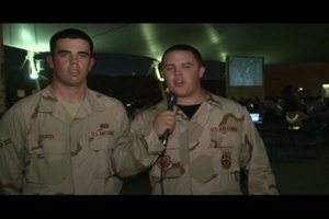 Airmen 1st Class Church and Elwell