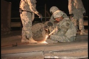 Repairing Taji Bridge