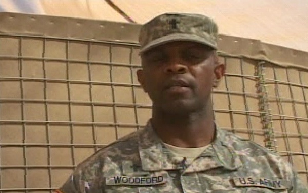 Chaplain Capt. Woodford