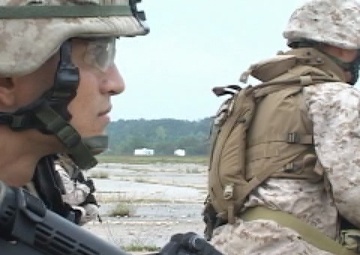 Marines and Sailors With CLB 22 and BLT 3/2