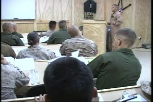 Marine Tactical Electronic Warfare Squadron 1's Officers Teach Class