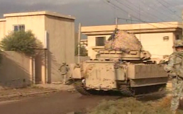 8th Infantry Support Iraqi Infantry