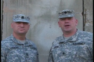 Lt. Col Durcak & Command Sgt. Maj. Claremont