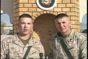 Lance Cpl. Layton and Cpl. Ward