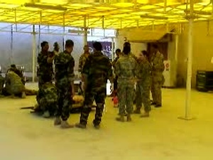 Combat Lifesaver Training for Iraq Army