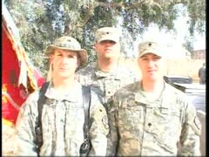 Sgt. Ulrich, Spc. May and Spc. Davis