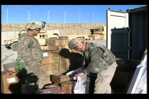 101st Airborne Division Soldiers Use First Mobile Post Exchange