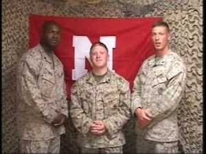 Sgt. Grant and Cpls. Porter and Arnold