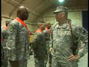 LTG Stultz and CSM Caffie Meet Hawaii National Guard Troops