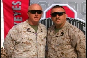 Master Sgt. Berry and Master Gunnery Sgt. Kiser