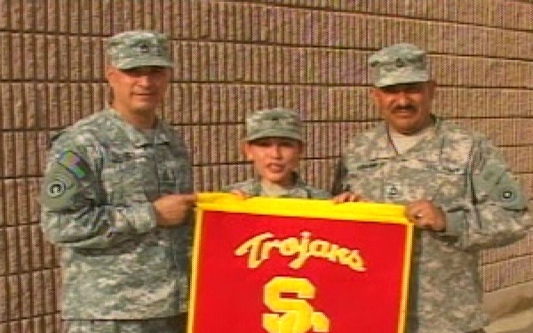 Soldiers for the USC Trojans