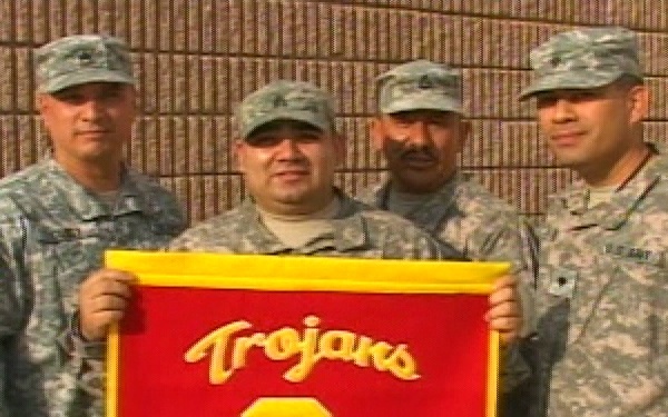 Soldiers for the USC Trojans