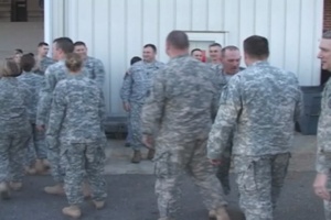 L.A. National Guard Unit Returns Home During Holidays
