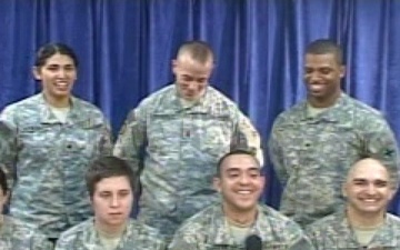 Live Shot with Service Members Speaking with President Barack Obama