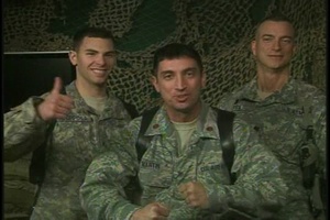 1st. Lt Coppola, Maj. Martin, Lt. Col. Eads