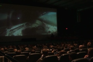 Space Shuttle Endeavor Crew Visits with Airmen