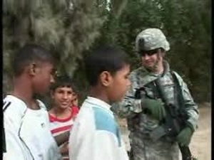 Troops Help Secure Area Around Camp Bucca