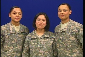 Chief Warrant Officer Elliott, Pfc. Turner and Pfc. Johnson