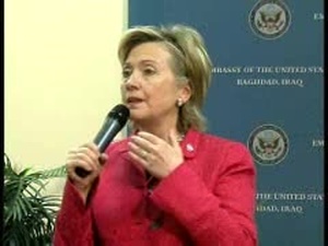 Hillary Clinton Visits Baghdad