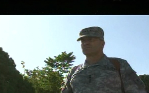 Gen. George Casey Visits FOB Salerno Afghanistan