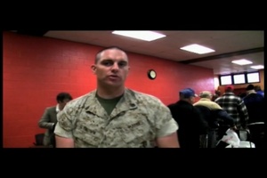 Marines Volunteer at Homeless Shelter
