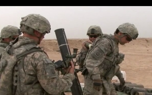 Mortar Firing at Qa-Qa Range