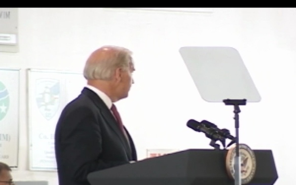 Vice President Biden Visits Camp Bondsteel