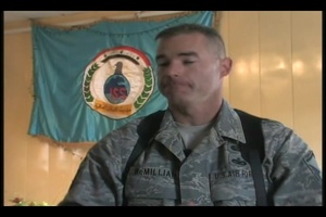 Master Sgt. McMillian, Sgt. 1st Class Wolthius
