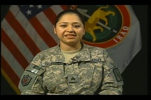 Service Members Announce Players at Shea Stadium