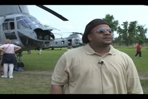 Raymie Farmer, Mort Popper at Helo Raid Westchester Park