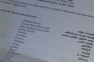 Pashtu Language Training