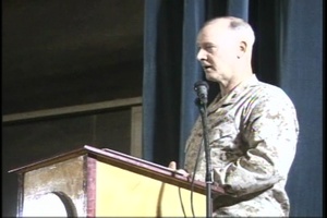 Hospital Corps Celebrates Birthday in Iraq - Without Keys