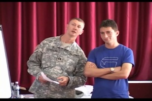 Governor Palin Visits Camp Bondsteel