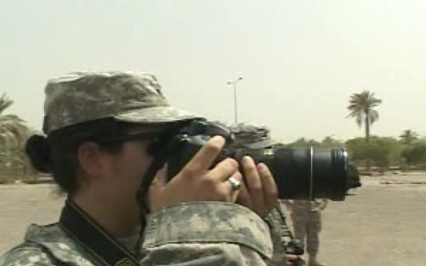 Angelina Jolie Visiting Troops in Baghdad