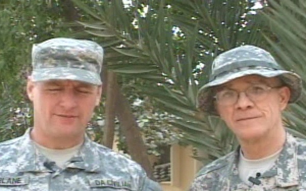 Two Department of the Army Historians Visit 3rd SCE Package