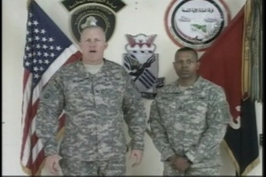 Col. McGuire and Command Sgt. Maj. Parks