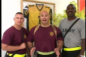 Sgt. 1st Class Spillman, Maj. Gandia, Sgt. Davis