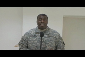 Sgt. Oakley Sings National Anthem