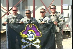 Staff Sgt. Simmons, Spc. Rossnagel, 2nd Lt. Barrow and Sgt. Knight